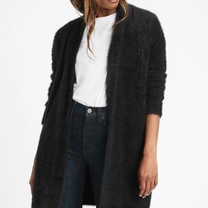 Banana Republic Fuzzy Long Cardigan Sweater